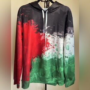 Multicolor Mens Hoodie